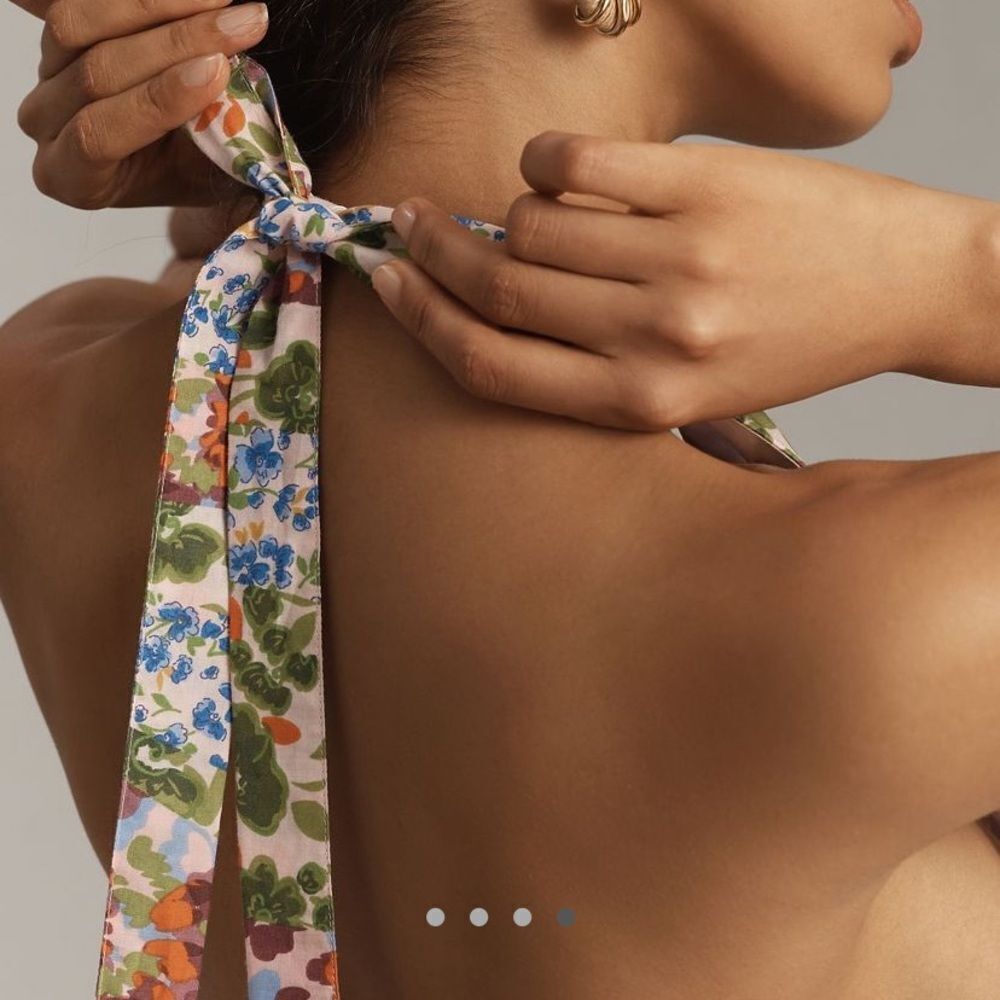Anthropologie Floral Mini Dress - Multicolor - Picture 3 of 3